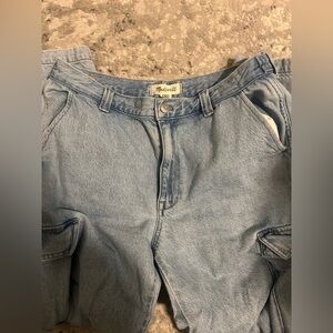 Madewell Low Slung Cargo Jeans